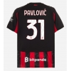 AC Milan Strahinja Pavlovic #31 Hjemmedrakt 2025-26 Kortermet